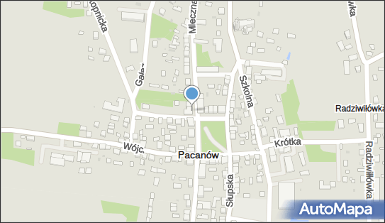 GLS - Punkt odbioru, MLECZNA 1, Pacanow 28-133