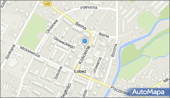 GLS - Punkt odbioru, UL. KOSCIELNA 6, Lobez 73-150