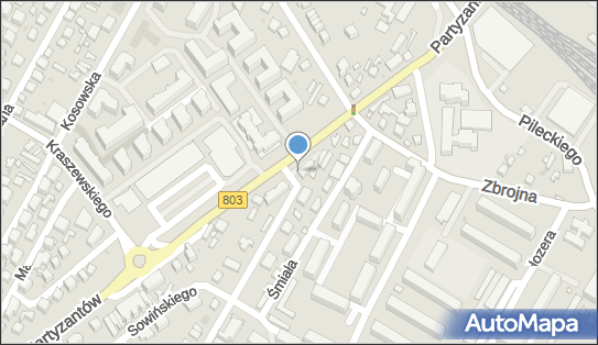 GLS - Punkt odbioru, Ul. Skrzyneckiego 1, Siedlce 08-110