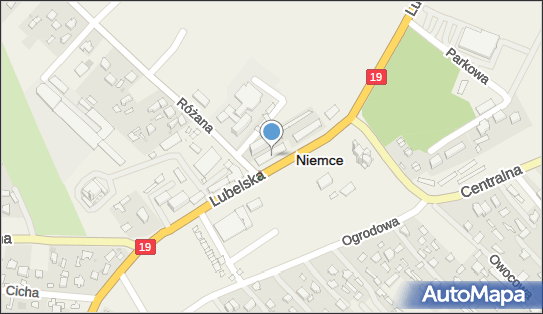 GLS - Punkt odbioru, ROZANA 2, Niemce 21-025