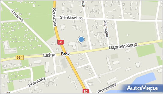 GLS - Punkt odbioru, DABROWSKIEGO 34, Brok 07-306