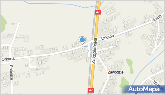 GLS - Punkt odbioru, Orkana 23, Szaflary 34-424