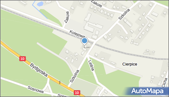 GLS - Punkt odbioru, SZKOLNA 7, Cierpice 87-165