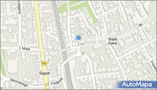 GLS - Punkt odbioru, Ul.Bohaterow Monte Cassino 21 Lok.U, Sopot 81-706