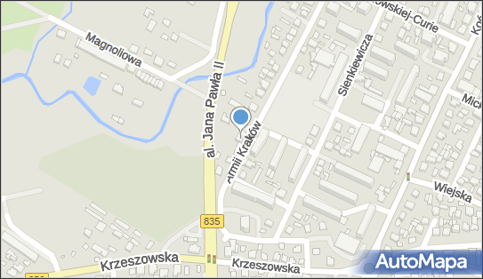 GLS - Punkt odbioru, ARMII KRAKOW 84, Bilgoraj 23-400