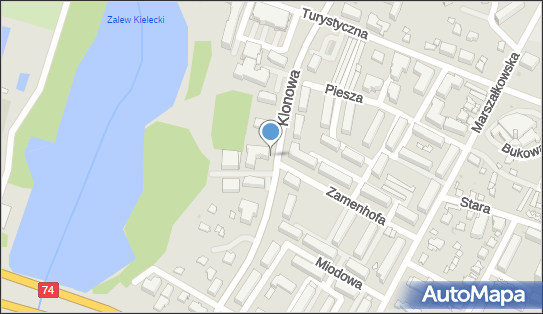 GLS - Punkt odbioru, Klonowa 39 lok. A, Kielce 25-553