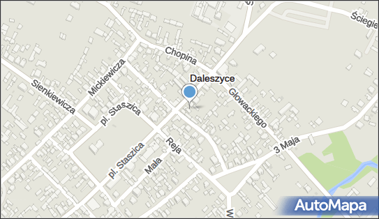 GLS - Punkt odbioru, KOSCIELNA 17, Daleszyce 26-021