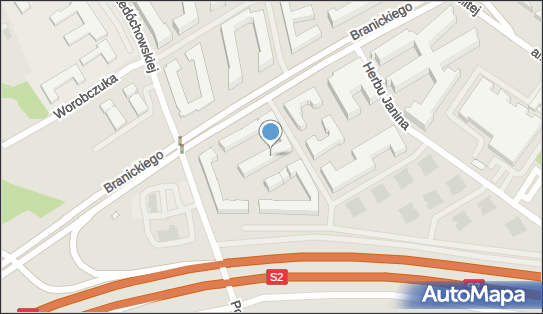 GLS - Punkt odbioru, Ul. Branickiego 21A Lok. U3, Warszawa 02-972