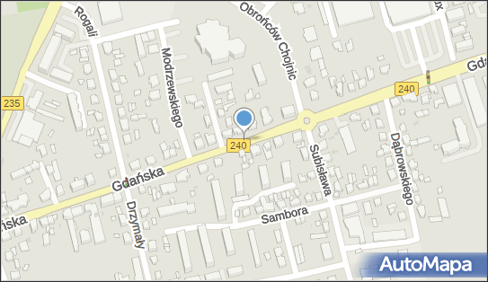 GLS - Punkt odbioru, Ul. Gdanska 33, Chojnice 89-600