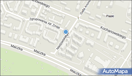 GLS - Punkt odbioru, Ul.Niedzielskiego Zywiciela2B L.103, Warszawa 01-875