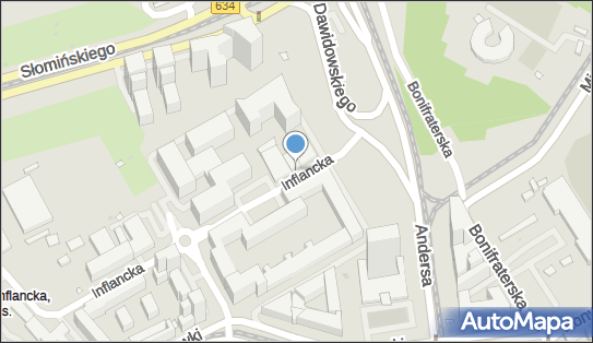 GLS - Punkt odbioru, Ul. Inflancka 4, Warszawa 00-189