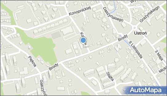 GLS - Punkt odbioru, BRODY 6, Ustron k. Cieszyna 43-450