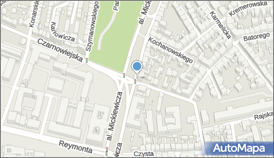 GLS - Punkt odbioru, Al.Mickiewicza 25/Czarnowiejska 25, Krakow 31-120