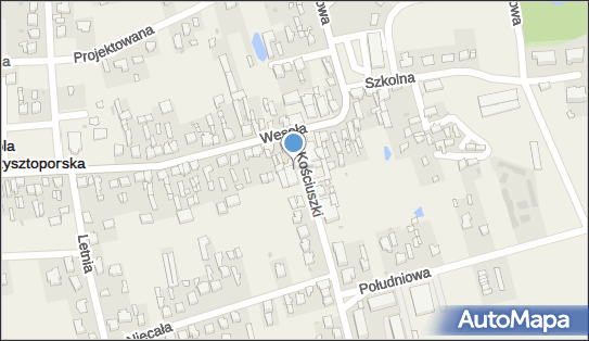 GLS - Punkt odbioru, Ul. Kosciuszki 2, Wola Krzysztoporska 97-371