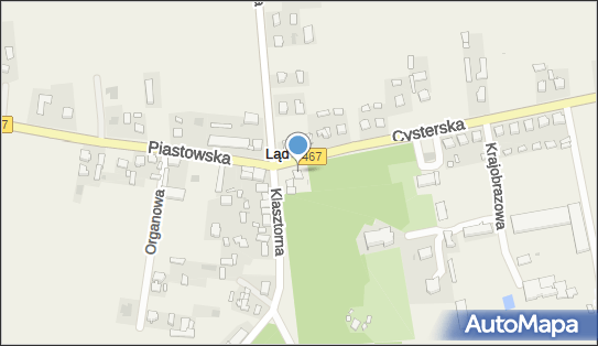 GLS - Punkt odbioru, UL. CYSTERSKA 1, Ląd 62-405