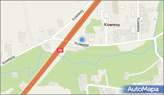 GLS - Punkt odbioru, KOWIESY 87, Kowiesy 96-111