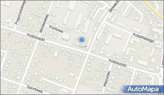 GLS - Punkt odbioru, TADEUSZA KOSCIUSZKI 18/2, Mlawa 06-500