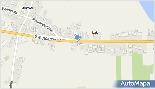GLS - Punkt odbioru, UL. ŚWIĘTOKRZYSKA 44, Styków 27-230