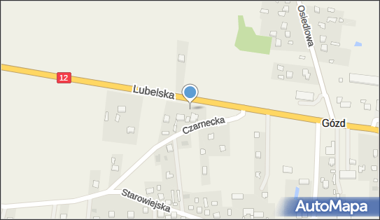 GLS - Punkt odbioru, RADOMSKA 14, Gozd k. Radomia 26-634