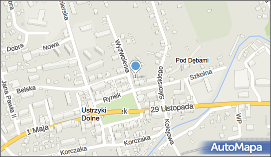 GLS - Punkt odbioru, Ul. Wyzwolenia 2C, Ustrzyki Dolne 38-700