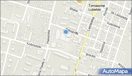 GLS - Punkt odbioru, TRAUGUTTA 1, Tomaszow Lubelski 22-600