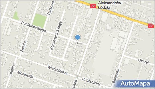 GLS - Punkt odbioru, PONIATOWSKIEGO 11, Aleksandrow Lodzki 95-070