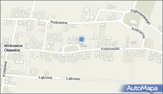 GLS - Punkt odbioru, KOSCIUSZKI, MINKOWICE OLAWSKIE 36A 55-220
