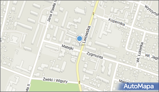 GLS - Punkt odbioru, Jana Matejki 2, Tomaszów Lubelski 22-600