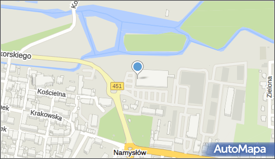 GLS - Punkt odbioru, SIKORSKIEGO 12, Namyslow 46-100