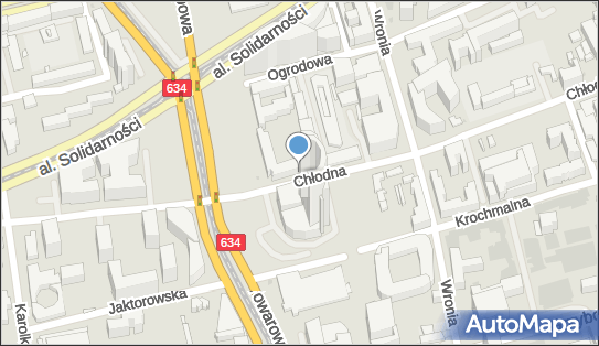 GLS - Punkt odbioru, Ul. Chlodna 64, Warszawa 00-872