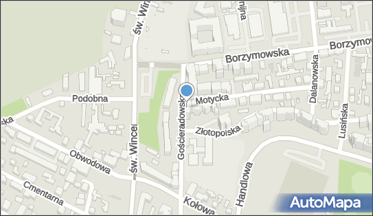 GLS - Punkt odbioru, Ul. Motycka 23 Lok. U1, Warszawa 03-566