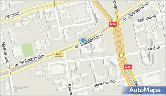 GLS - Punkt odbioru, Al.Solidarnosci 173, Warszawa 00-877