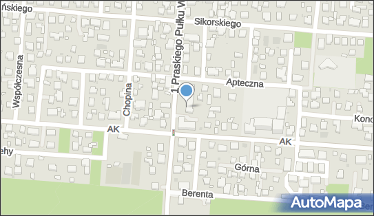 GLS - Punkt odbioru, 1 Praskiego Pulku Wp 17 Lok. 9,10, Warszawa 05-075