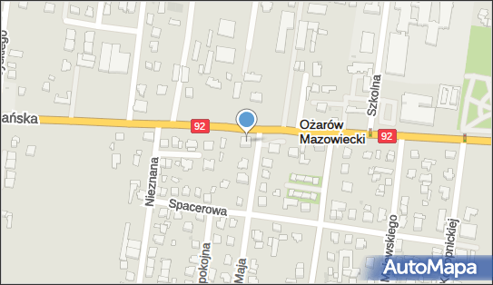 GLS - Punkt odbioru, Poznanska 205, Ozarow Mazowiecki 05-850