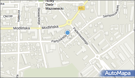 GLS - Punkt odbioru, Ul. Partyzantow 3A Lok. 3A . 05-100