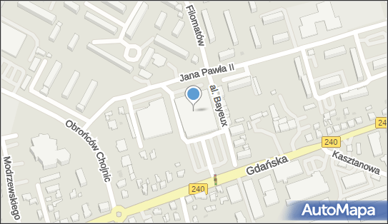 GLS - Punkt odbioru, AL. BAYEUX 1, Chojnice 89-600