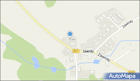 Grill - Bar, DW 527, Zawroty - Grill - Bar