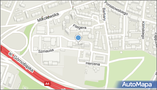 AWF, Mikołowska 72C, Katowice - Hotel, numer telefonu