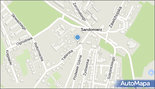 Sandomiria, Podwale Górne 10, Sandomierz 27-600 - Hotel, numer telefonu