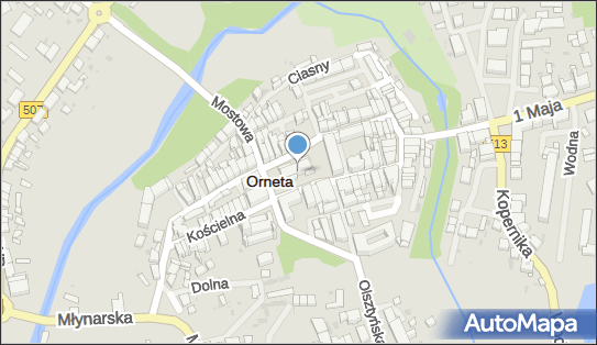 Hotspot bezpłatny, Plac Wolności, Orneta - Hotspot bezpłatny