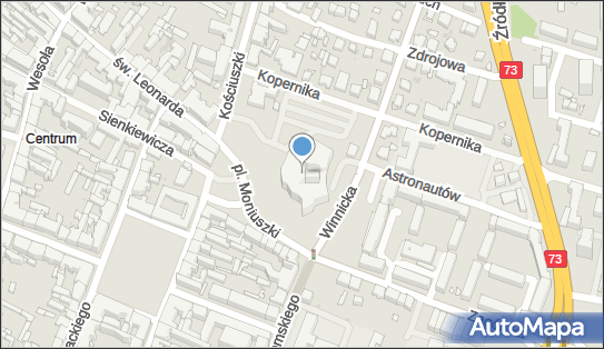 KCK Antrakt, Plac Stanisława Moniuszki 2b, Kielce - Hotspot bezpłatny