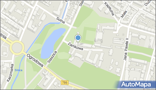 Zamkowa, Zamkowa 2, Kielce - Hotspot bezpłatny