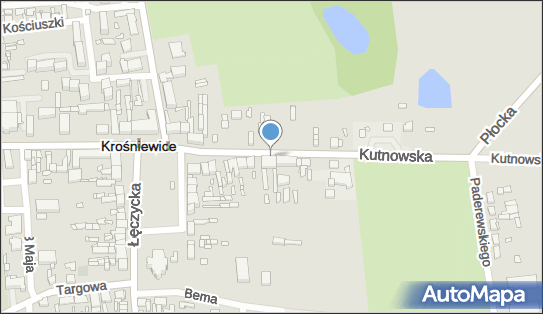 Hydrant, DW 581, Kutnowska 19a, Krośniewice - Hydrant