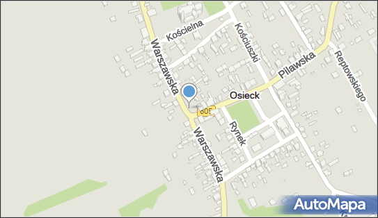 Hydrant, DW 805, Warszawska, Osieck - Hydrant