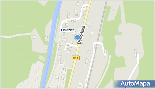 Hydrant, DW 941, Ustrońska, Wisła - Hydrant