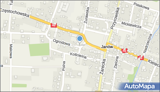 Hydrant, Kościelna, Janów 42-253 - Hydrant