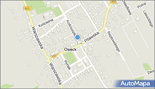 Hydrant, DW 805, Rynek, Osieck - Hydrant