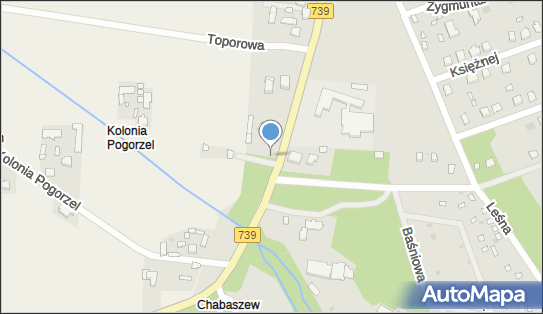 Hydrant, DW 739, Warszawska, Osieck - Hydrant