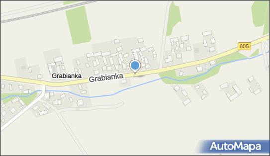 Hydrant, DW 805, Grabianka - Hydrant