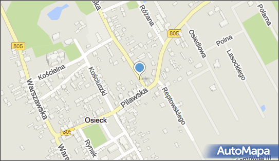 Hydrant, DW 879, Lubelska, Osieck - Hydrant